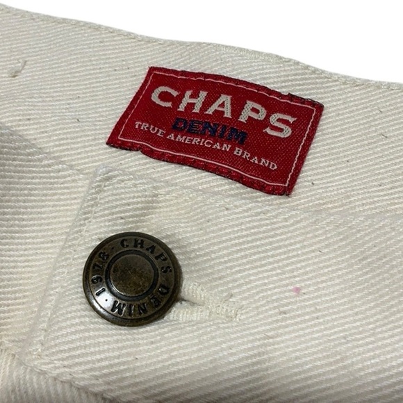 Chaps Straight Leg Jeans with Beaded Detail - Picture 10 of 12